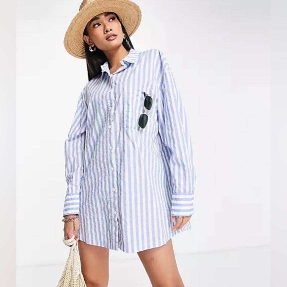 Rhythm Sicily oversized beach shirt size small